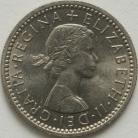 SIXPENCES 1955  ELIZABETH II BU