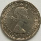 SIXPENCES 1960  ELIZABETH II SCARCE BU