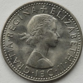 SIXPENCES 1965  ELIZABETH II  BU