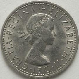 SIXPENCES 1966  ELIZABETH II  BU