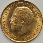 HALF SOVEREIGNS 1913  GEORGE V LONDON GEF