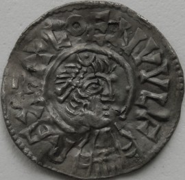 KINGS OF MERCIA 796 -821 COENWULF Penny GRIII + IV portrait type canterbury oba moneta  superb portrait light crimping  GVF