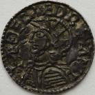 ANGLO SAXON-LATE PERIOD 978 -1016 AETHELRED II Penny helmet type armoured bust left in radiate helmet godaeg stamford EF