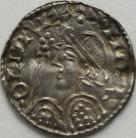 ANGLO SAXON-LATE PERIOD 1035 -1040 HAROLD I Penny fleur de lis type lifred london mint superb portrait GEF