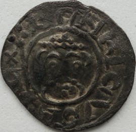 RICHARD I 1189 -1199 RICHARD I PENNY SHORT CROSS TYPE CLASS IVB LONDON WILLELM ON LVND SCARCE GVF