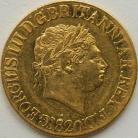 SOVEREIGNS 1820  GEORGE III GEORGE III OPEN 2 GVF