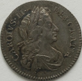 SIXPENCES 1684  CHARLES II  NEF