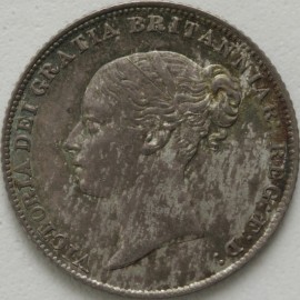 SIXPENCES 1863  VICTORIA VERY RARE SUPERB UNC T