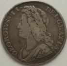 HALF CROWNS 1731  GEORGE II ROSES AND PLUMES GF