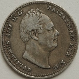 SHILLINGS 1834  WILLIAM IV  GF/NVF