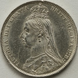 SHILLINGS 1890  VICTORIA  BU