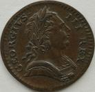 FARTHINGS 1771  GEORGE III VERY SCARCE GEF