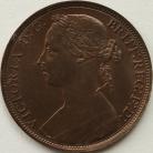 PENNIES 1887  VICTORIA  UNC T