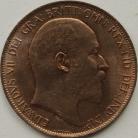 PENNIES 1902  EDWARD VII BU