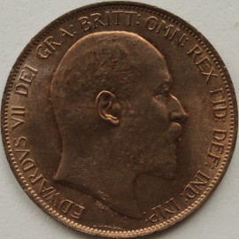 PENNIES 1902  EDWARD VII  BU