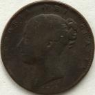 FARTHINGS 1849  VICTORIA RARE F