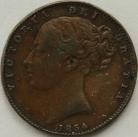 FARTHINGS 1854  VICTORIA GF