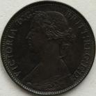 FARTHINGS 1875  VICTORIA 5 BERRIES LARGE DATE SCARCE F528 NEF