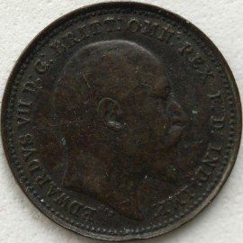 THIRD FARTHINGS 1902  EDWARD VII  GVF