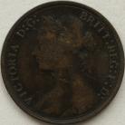 HALFPENCE 1879  VICTORIA GF