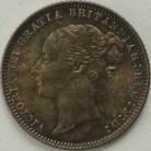 SIXPENCES 1875  VICTORIA DIE NO 14 SUPERB UNC T