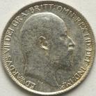 SIXPENCES 1904  EDWARD VII RARE UNC LUS