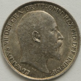 SIXPENCES 1909  EDWARD VII  UNC.T.