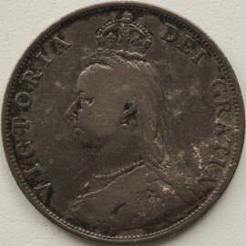 FLORINS 1887  VICTORIA JUBILEE HEAD GF