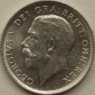 SIXPENCES 1914  GEORGE V  UNC LUS