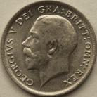 SIXPENCES 1920  GEORGE V 50% SILVER UNC LUS