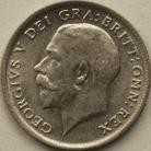 SIXPENCES 1920  GEORGE V 50% SILVER UNC LUS