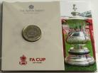 TWO POUNDS 2022  ELIZABETH II FA CUP 150TH ANNIVERSARY PACK BU