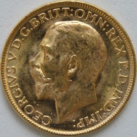 SOVEREIGNS 1913  GEORGE V MELBOURNE UNC LUS