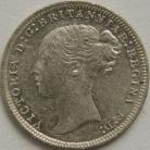 THREEPENCES SILVER 1870  VICTORIA GEF