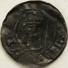 NORMAN KINGS 1087 -1100 WILLIAM II PENNY CROSS PATTEE AND FLEURY TYPE BRISTOL VERY RARE NVF