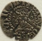 HENRY V 1413 -1422 HENRY V HALFPENNY CLASS C LONDON BROKEN ANNULETS BY CROWN GVF