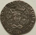 HENRY VI 1427 -1431 HENRY VI GROAT ROSETTE-MASCLE ISSUE CALAIS MINT ROSETTE STOPS MM PIERCED CROSS EXCELLENT PORTRAIT GVF