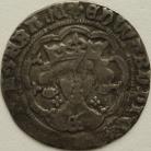 EDWARD IV 1464 -1470 EDWARD IV GROAT 1ST REIGN LIGHT COINAGE E ON BREAST TREFOILS AT NECK YORK MINT MM LIS NVF