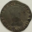 ELIZABETH I 1594 -1596 ELIZABETH I SHILLING 6TH ISSUE MM TUN GF