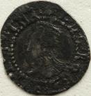 ELIZABETH I 1584 -1586 ELIZABETH I PENNY 6TH ISSUE WITHOUT ROSE OR DATE MM ESCALLOP NVF