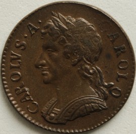 FARTHINGS 1675  CHARLES II  NEF