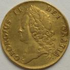 TWO GUINEAS 1739  GEORGE II GEORGE II INTERMEDIATE HEAD S3668 GVF