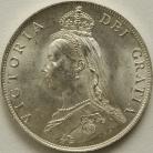 FLORINS 1887  VICTORIA JUBILEE HEAD BU