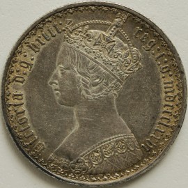 FLORINS 1876  VICTORIA DIE NUMBER 31  NUNC T