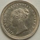 SILVER THREEHALFPENCE 1838  VICTORIA  UNC LUS