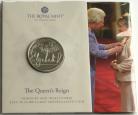 FIVE POUNDS 2022  ELIZABETH II THE QUEENS REIGN - HONOURS AND INVESTITURES BU