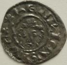 HENRY II 1180 -1189 HENRY II PENNY. SHORT CROSS COINAGE. CLASS 1C. PIERES LONDON. EXCELLENT PORTRAIT EF