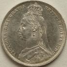 SHILLINGS 1891  VICTORIA BU