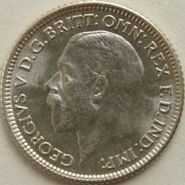 SIXPENCES 1929  GEORGE V  BU