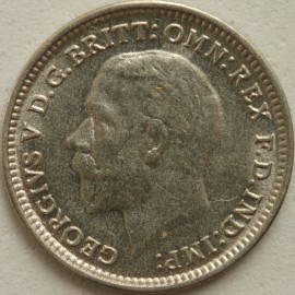 THREEPENCES SILVER 1931  GEORGE V  GEF